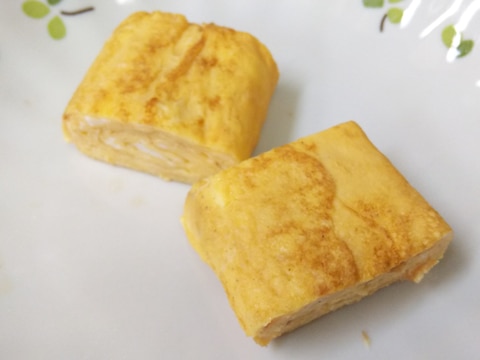 スリム卵焼き器で♪卵1個の卵焼き